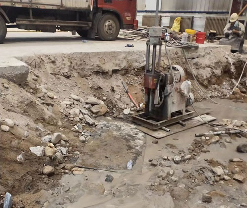 顺城公路下沉压浆